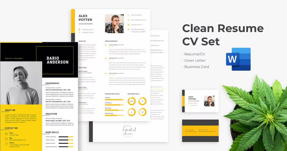 Simple Aesthetic Resume Template - Resumefort