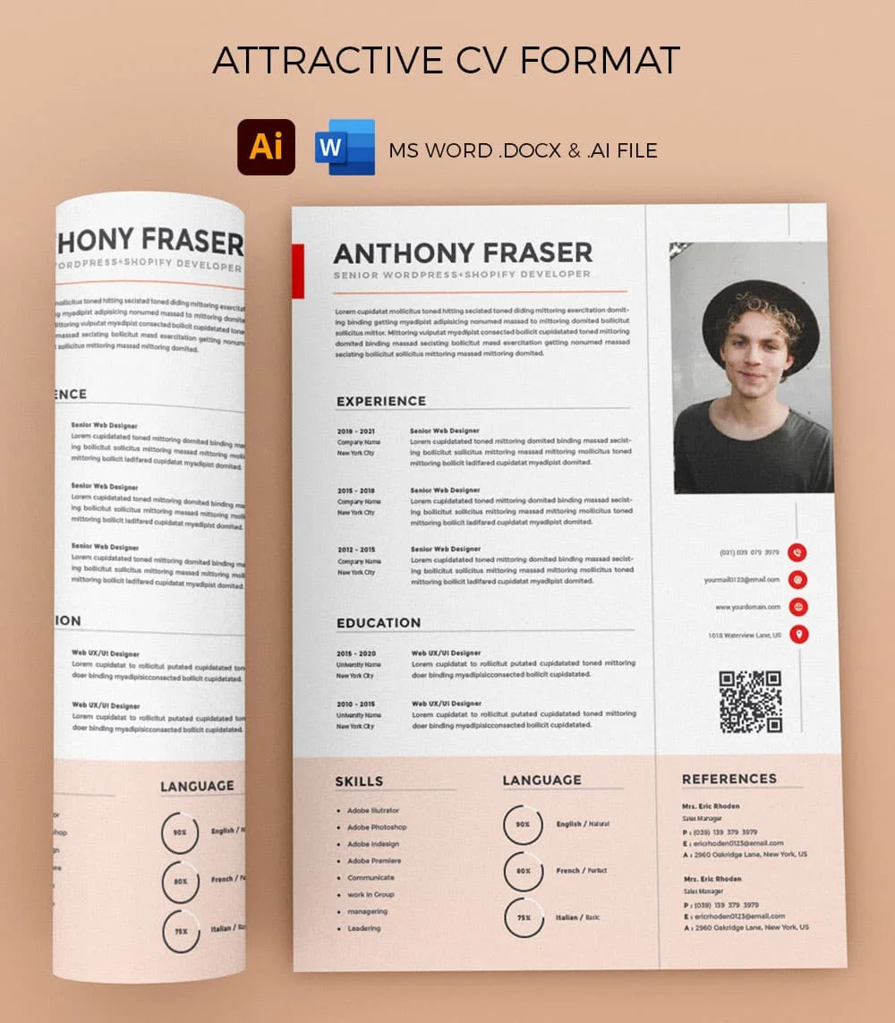 Canadian stylish resume